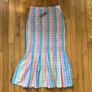J Crew Smocked Skirt